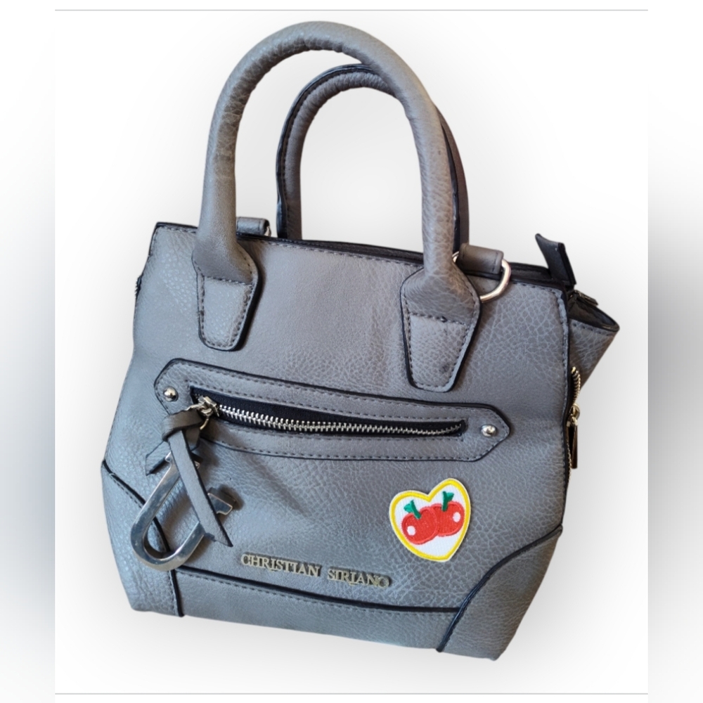 Christian Siriano Mini Satchel/ Blue/ Custom/ Keychain Toon Free Gift Added
